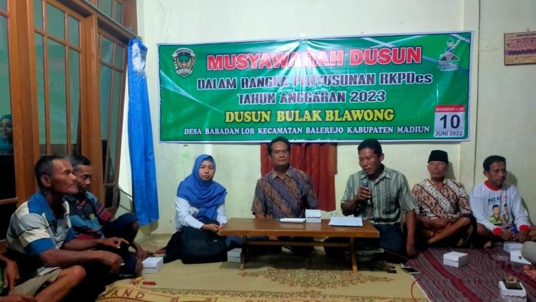 Musdus RKPDes Tahun Anggaran 2023 Dusun Bulak Blawong (Dusun 04) Desa Babadan Lor 