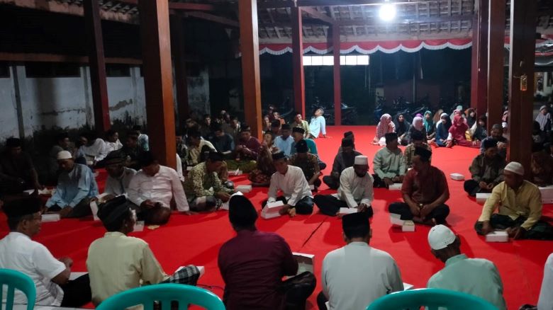 Malam Tasyakuran Dan Tirakatan Jelang HUT RI Ke-77 Desa Babadan Lor